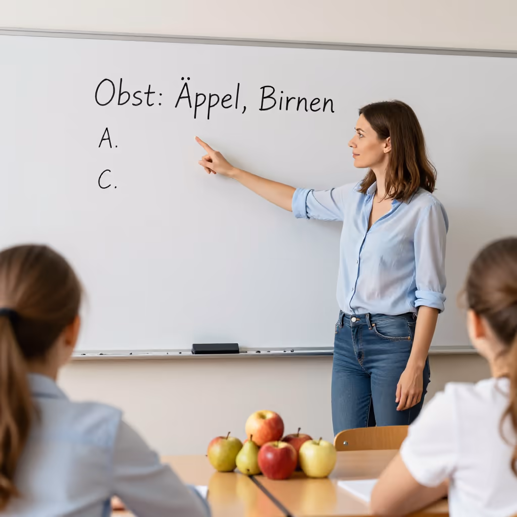 Visual example for Beispiel: zum Beispiel