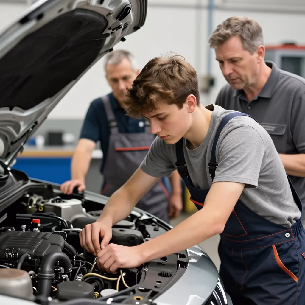 Visual example for Ausbildung
