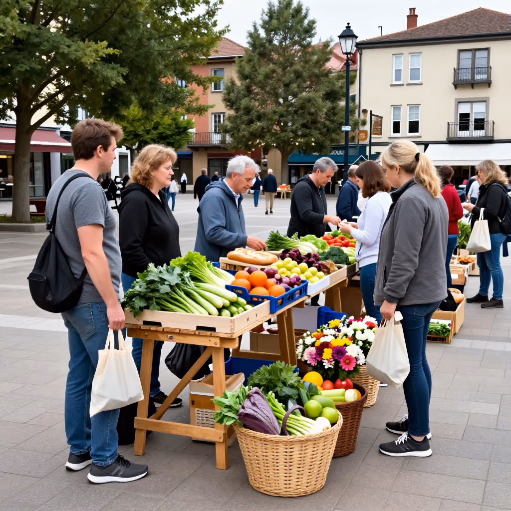 Visual example for Markt: der Markt