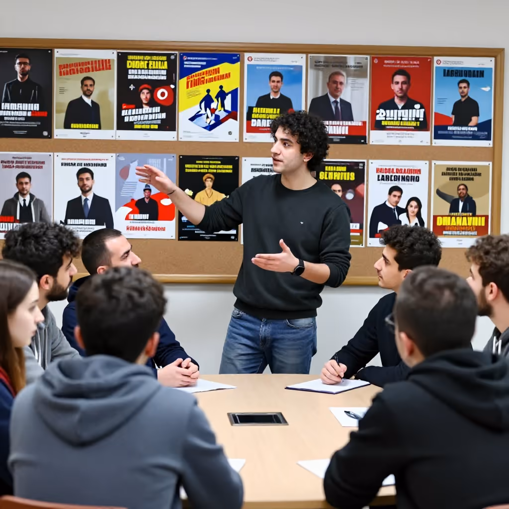 Visual example for politisch: politisch