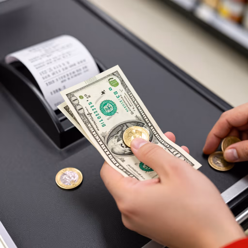 Visual example for Dollar: der Dollar