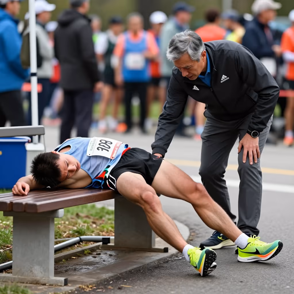 Visual example for Rest: jemandem den Rest geben