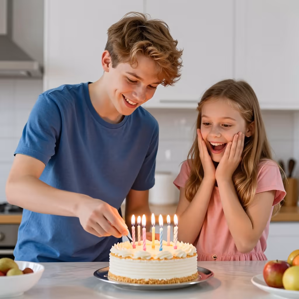 Visual example for Freude: jemandem eine Freude machen