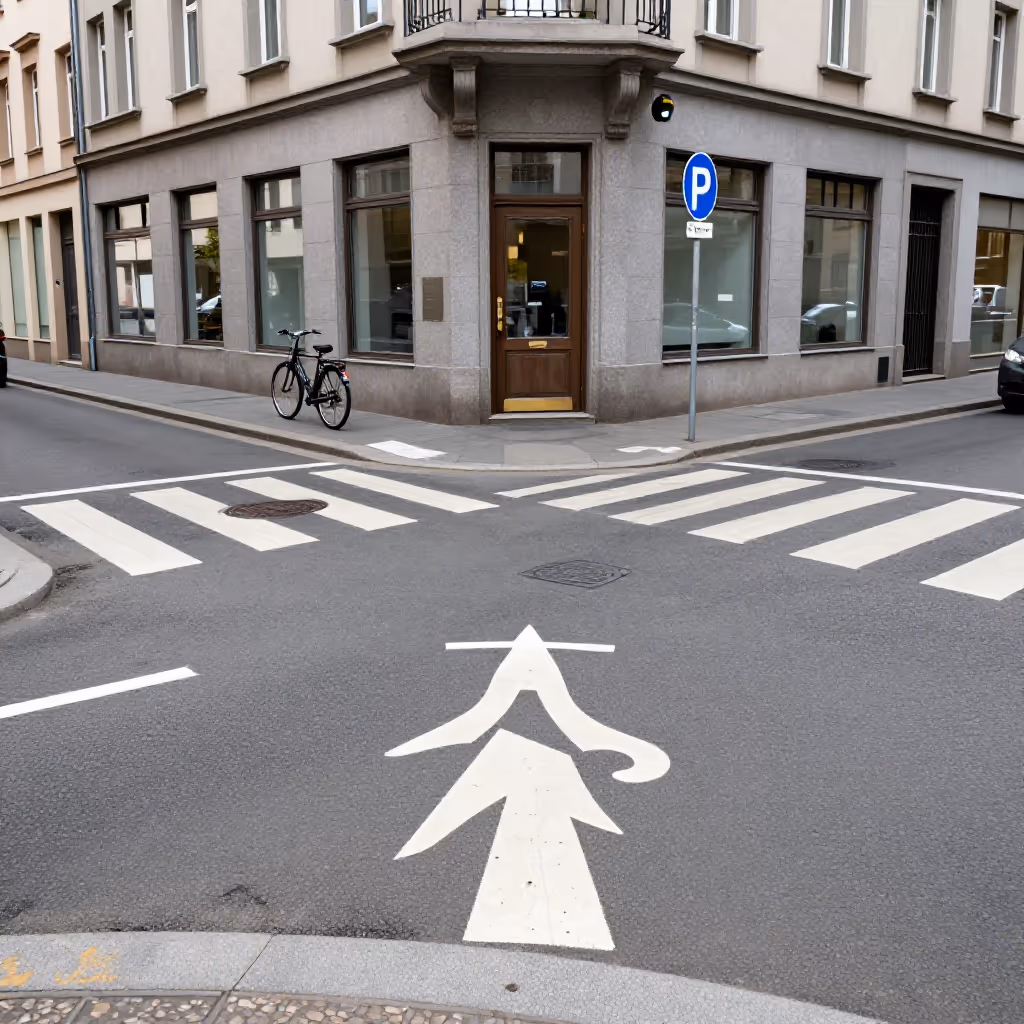 Visual example for Ecke: die Ecke