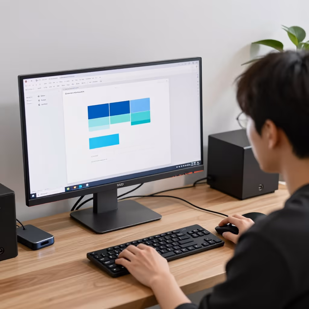 Visual example for Computer: der Computer