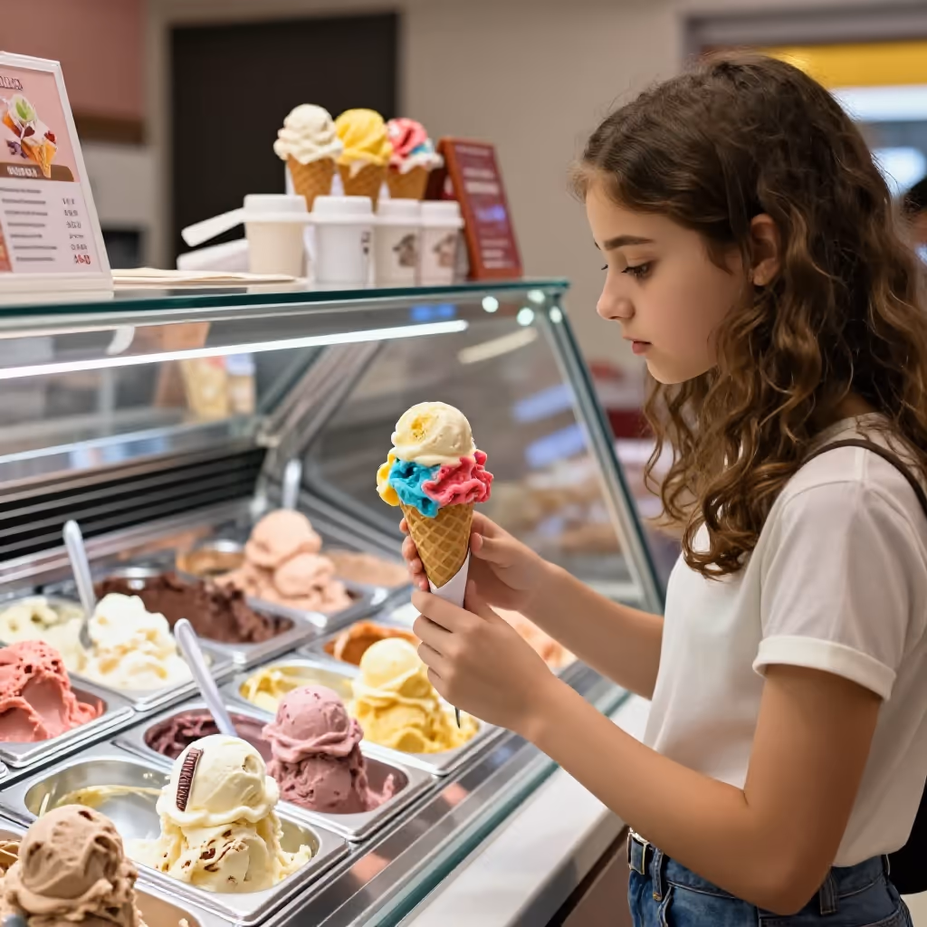 Visual example for Eis: das Eis