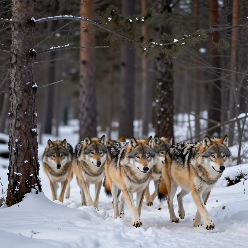 Visual example for Wolf: der Wolf
