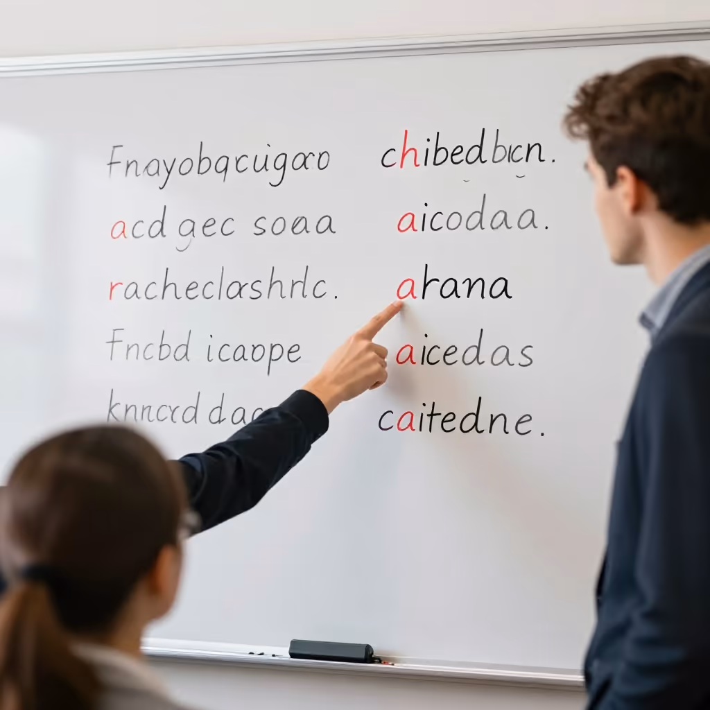 Visual example for enden: enden auf