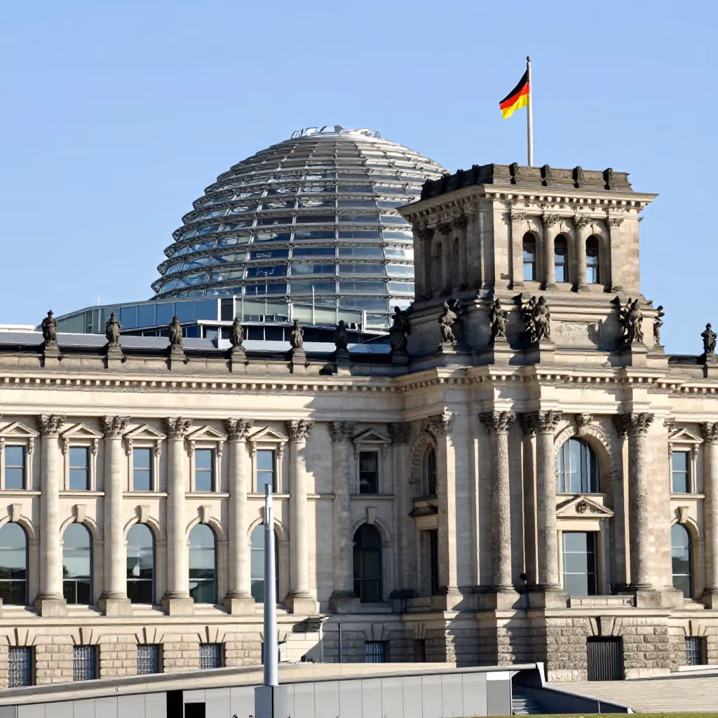 Visual example for Bundestag: der Bundestag
