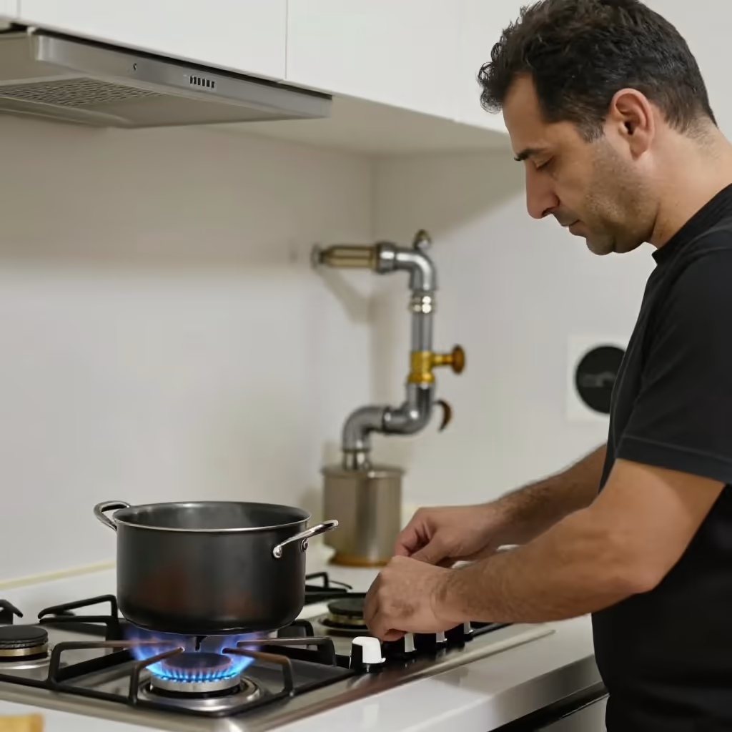 Visual example for Gas: das Gas