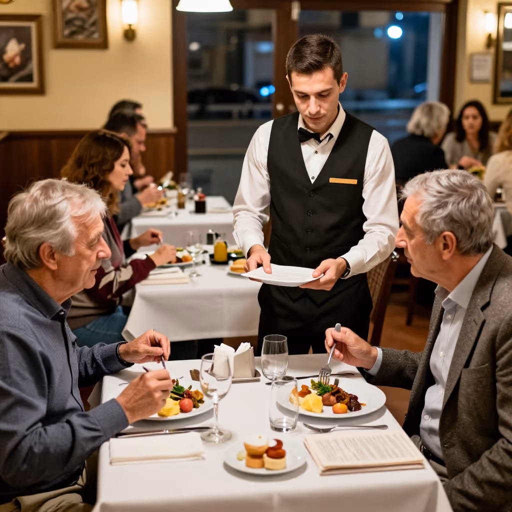 Visual example for Restaurant