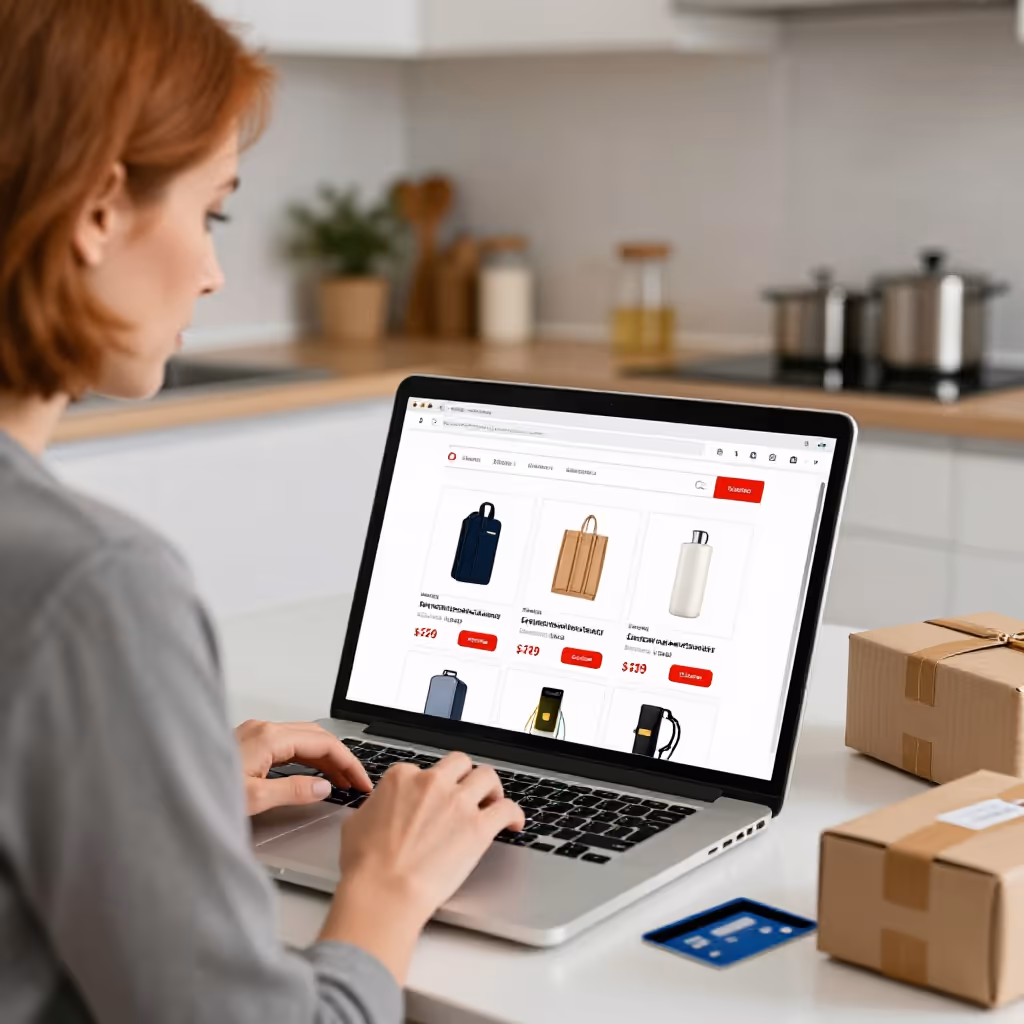 Visual example for Shop