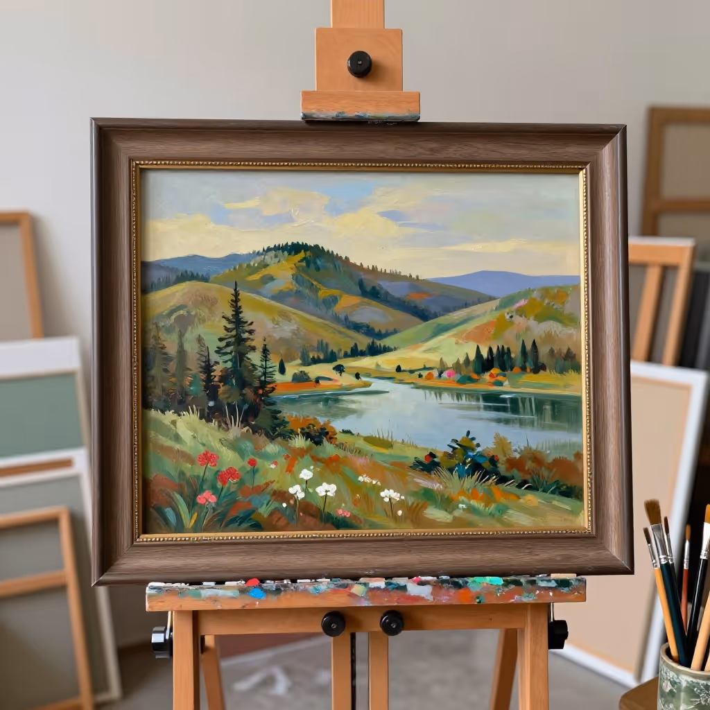 Visual example for Landschaft: die Landschaft