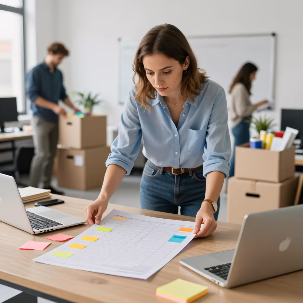 Visual example for organisieren: organisieren