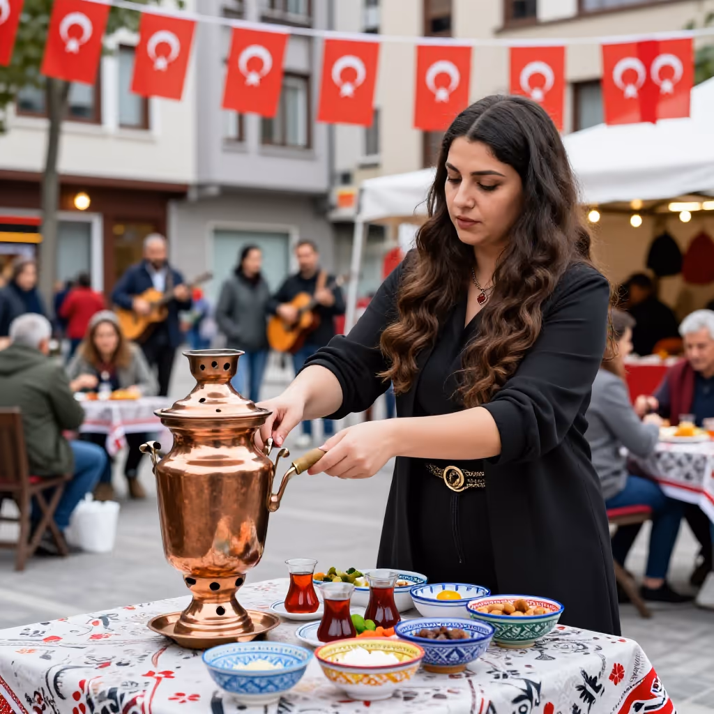 Visual example for türkisch