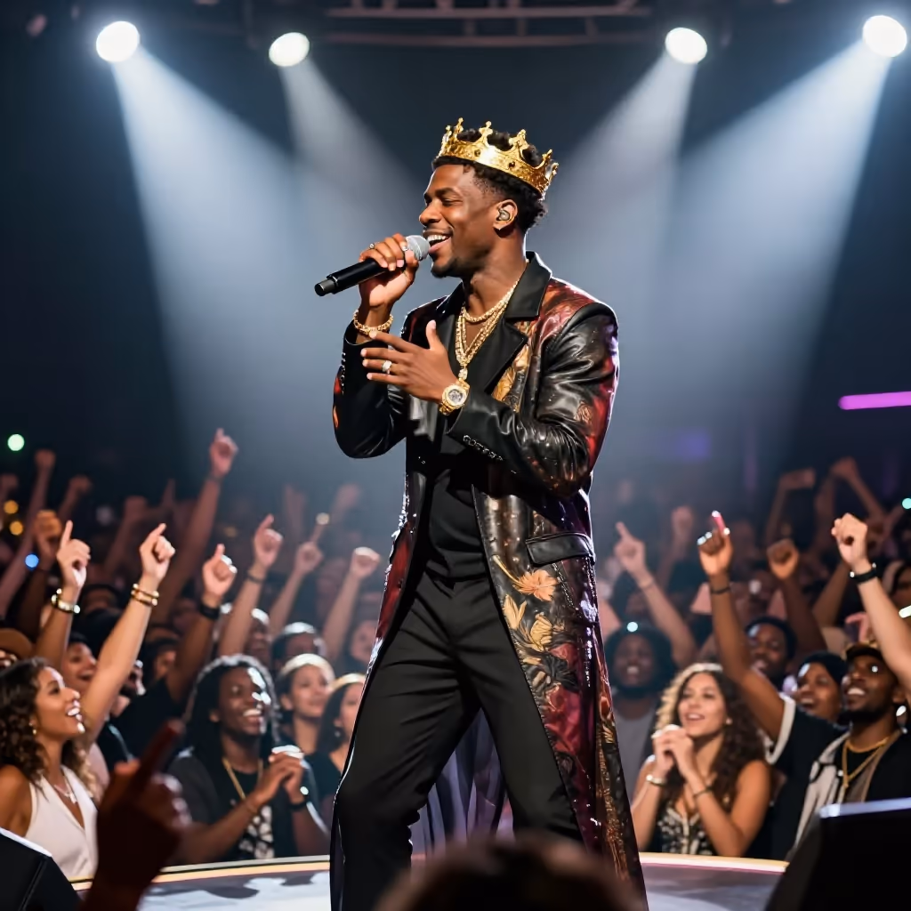 Visual example for King: der King