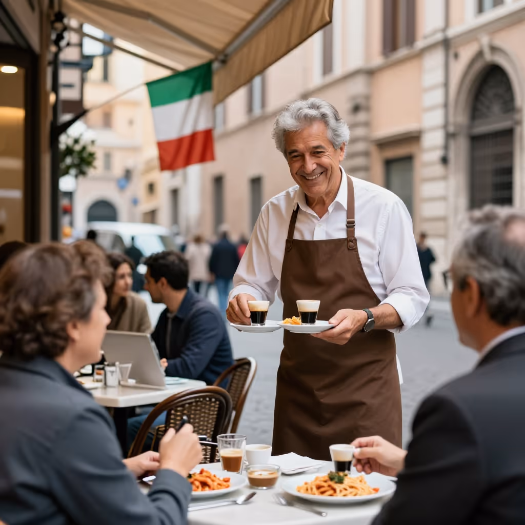 Visual example for italienisch