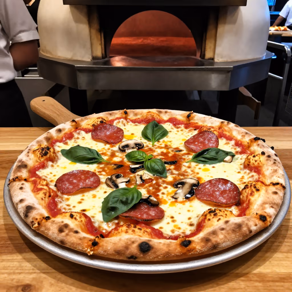 Visual example for Pizza: die Pizza