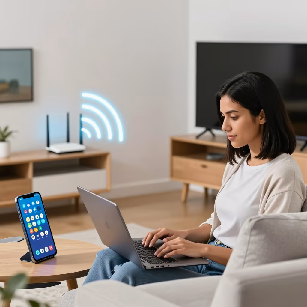 Visual example for Wlan: das Wlan