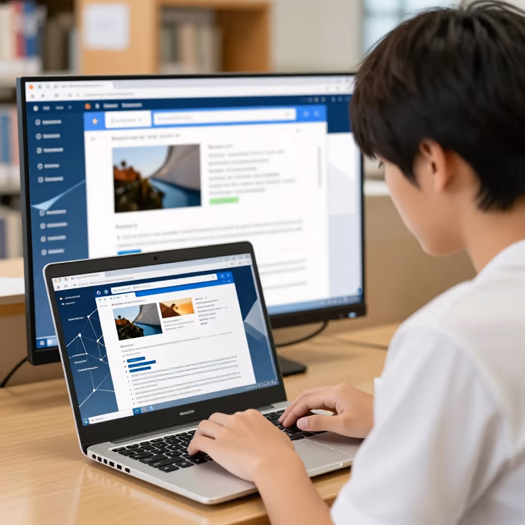 Visual example for Web: das Web