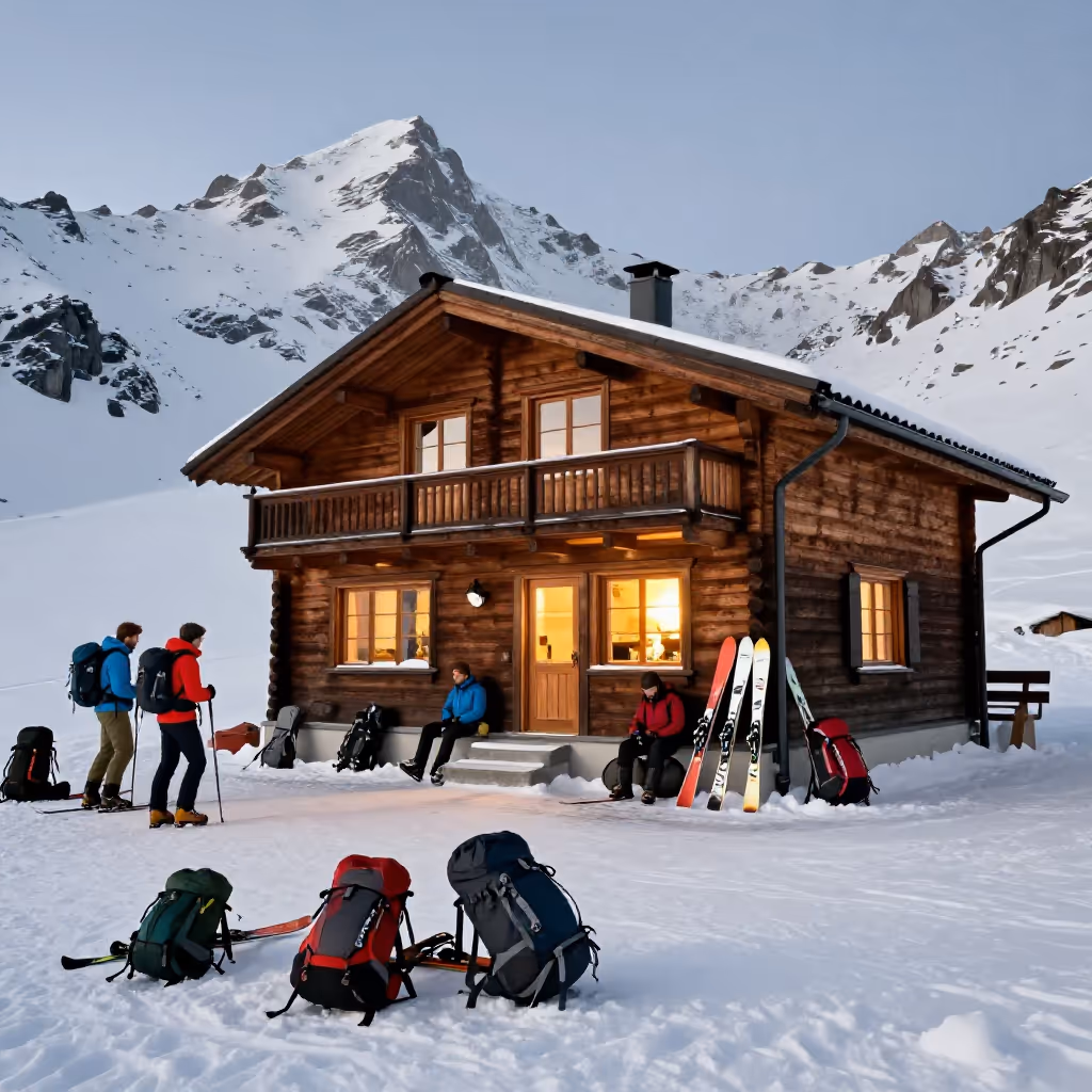 Visual example for Hütte: die Hütte