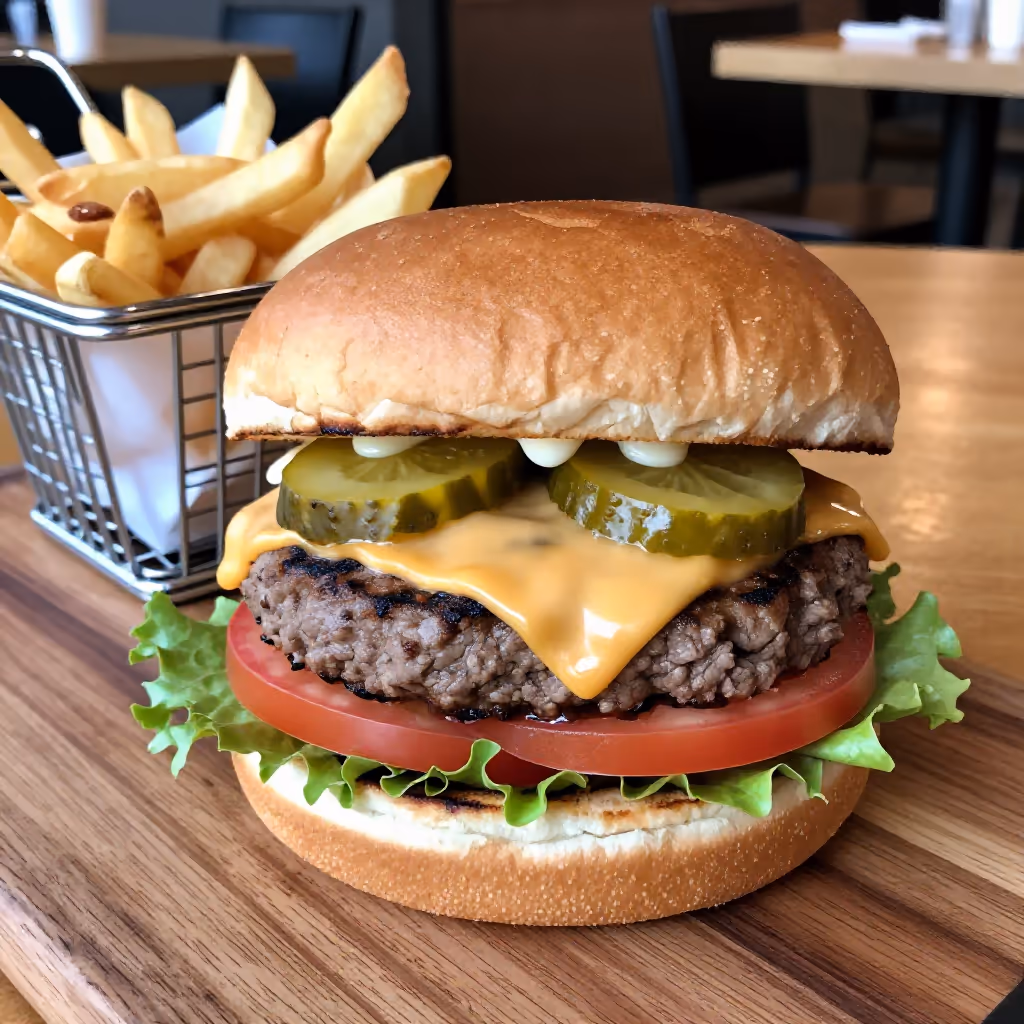 Visual example for Burger: der Burger