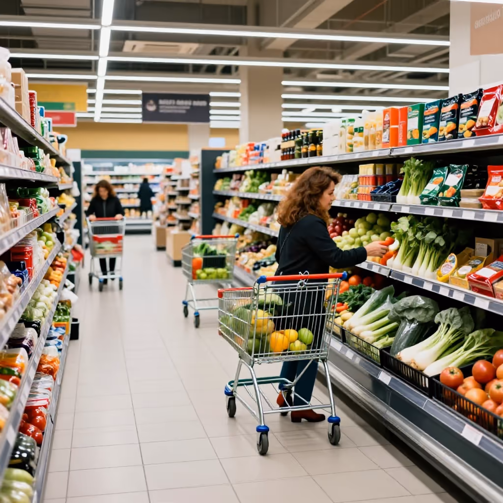 Visual example for Supermarkt