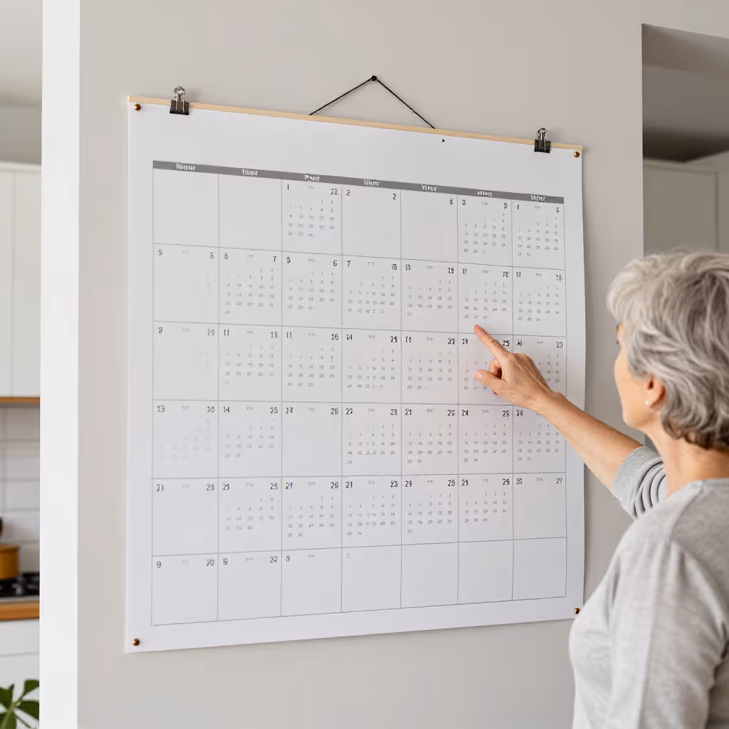 Visual example for Kalender