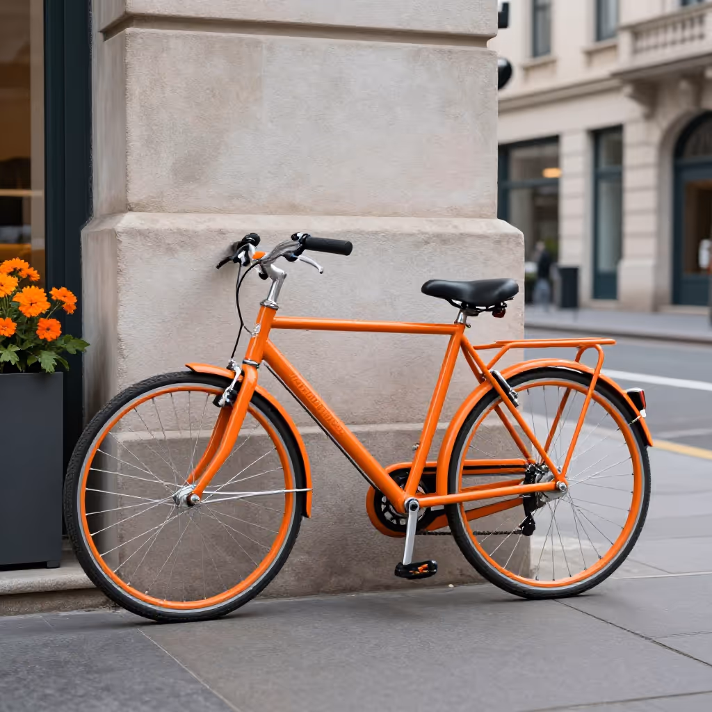 Visual example for orange: orange