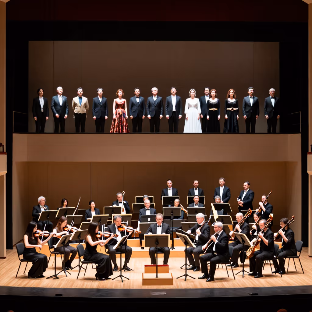 Visual example for Orchester: das Orchester