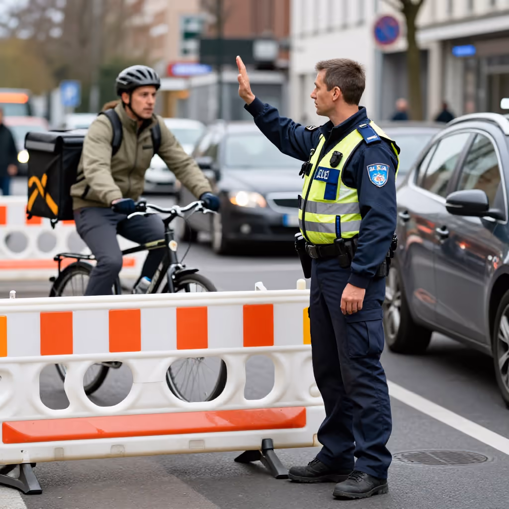 Visual example for aufhalten: aufhalten