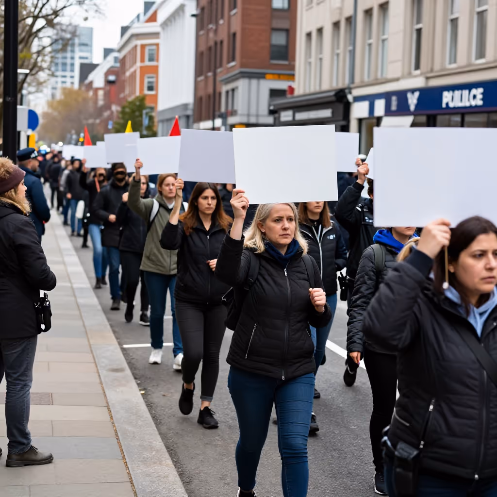 Visual example for Demonstration: die Demonstration