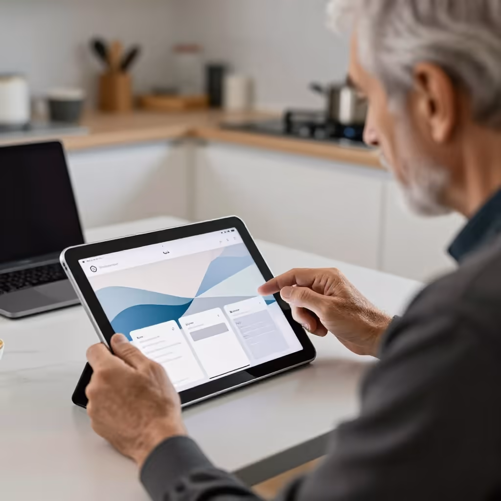 Visual example for Tablet: das Tablet