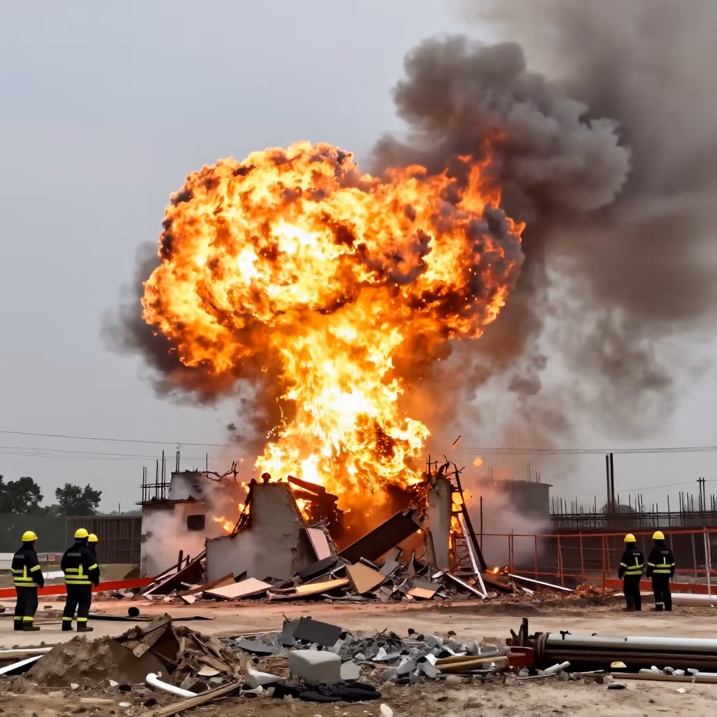 Visual example for Explosion: die Explosion