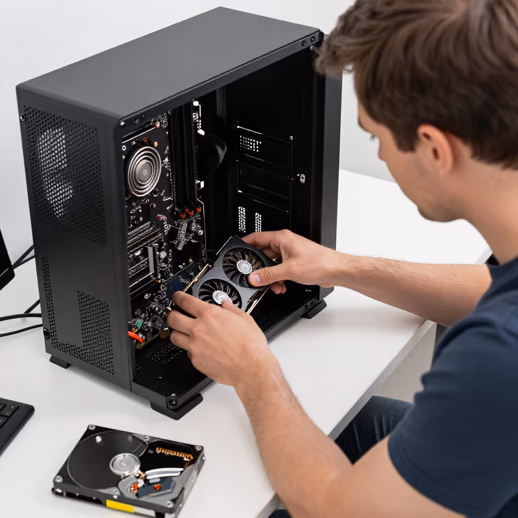 Visual example for Hardware: die Hardware
