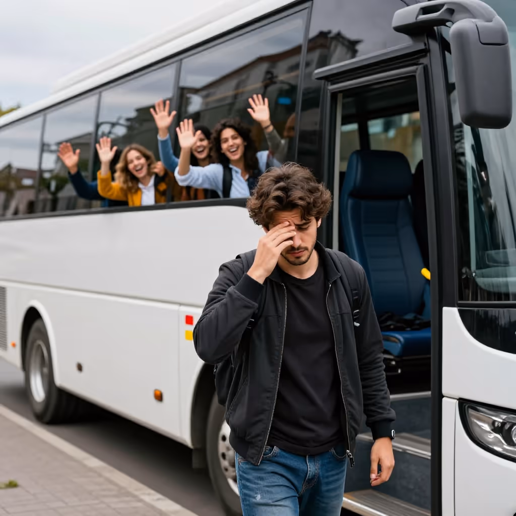 Visual example for entgehen: sich etwas entgehen lassen