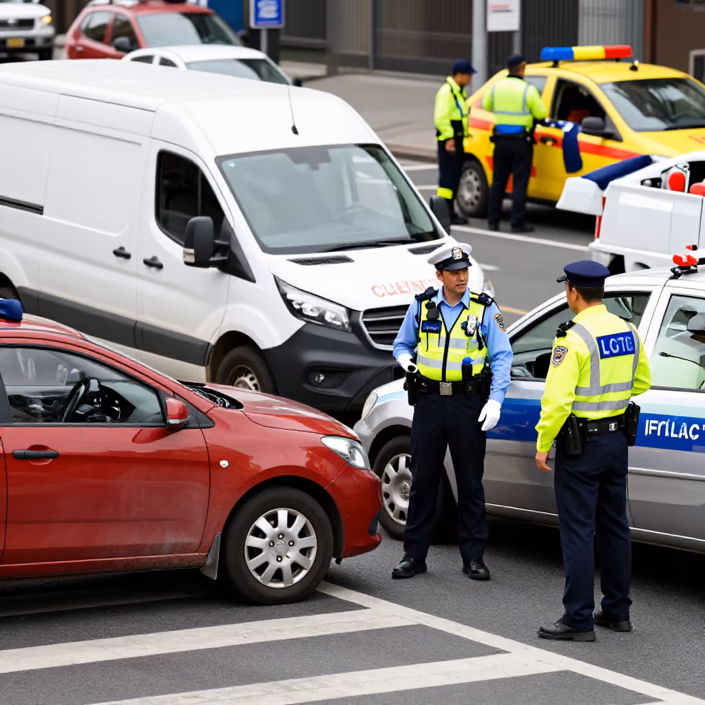 Visual example for Verkehrsunfall: der Verkehrsunfall