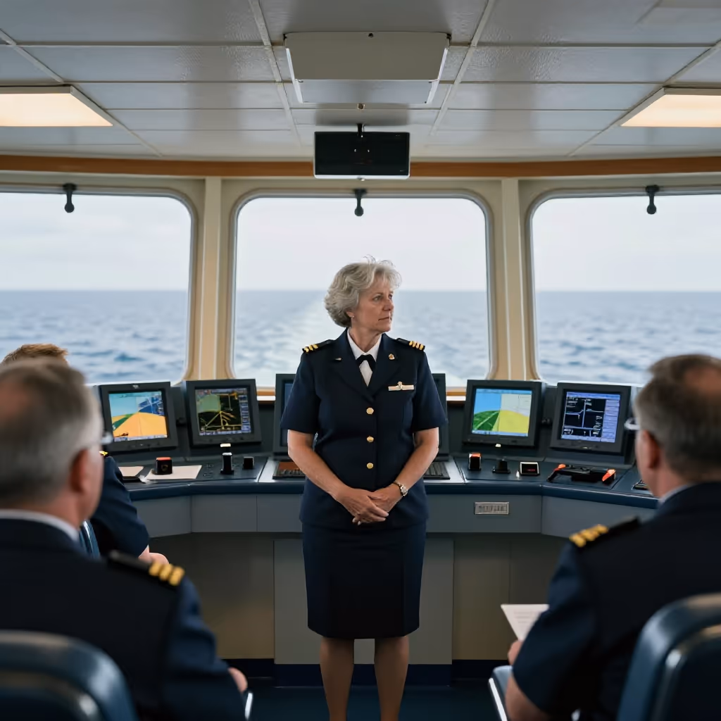 Visual example for Captain: der Captain