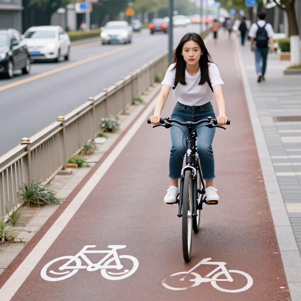 Visual example for Radweg: der Radweg