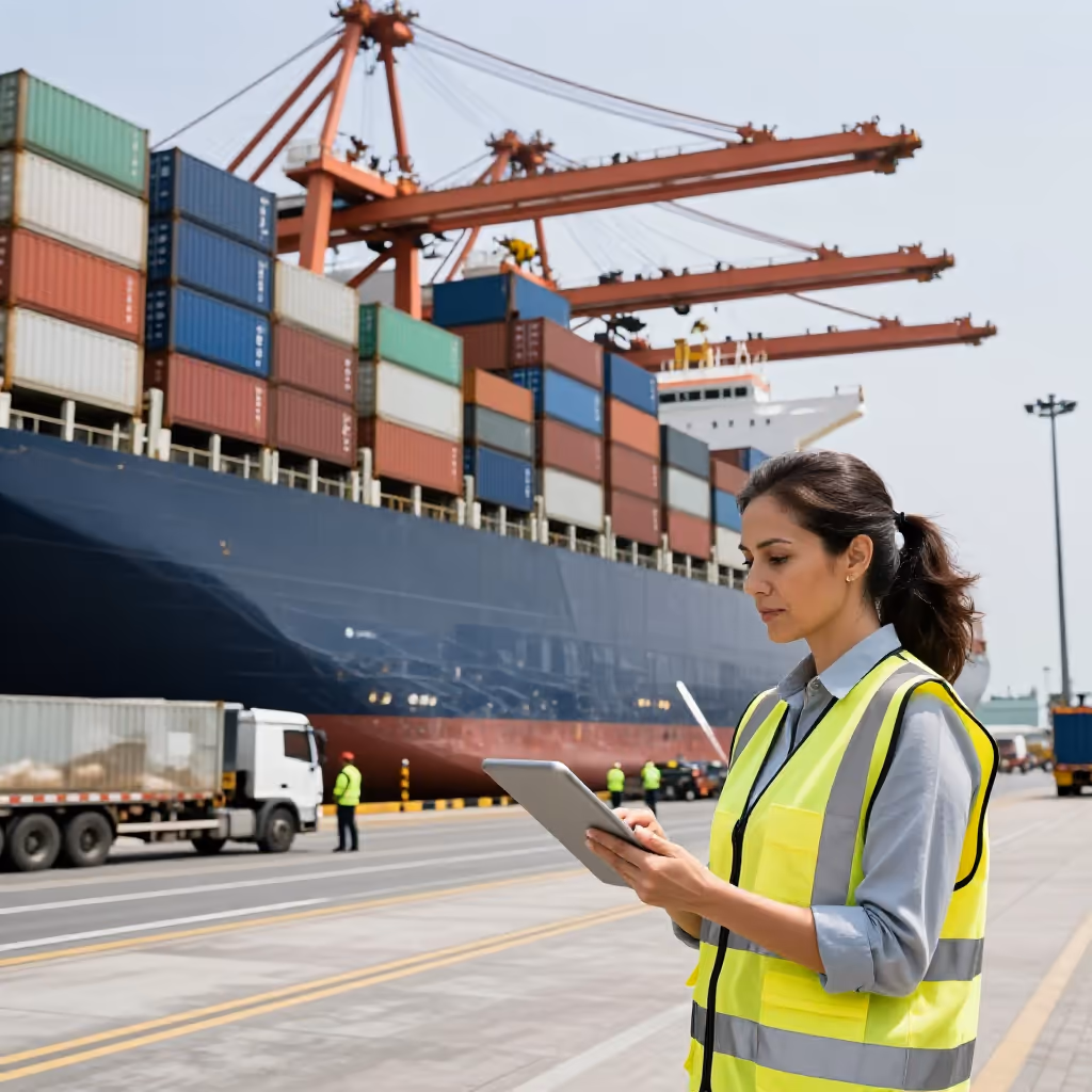 Visual example for Export: der Export