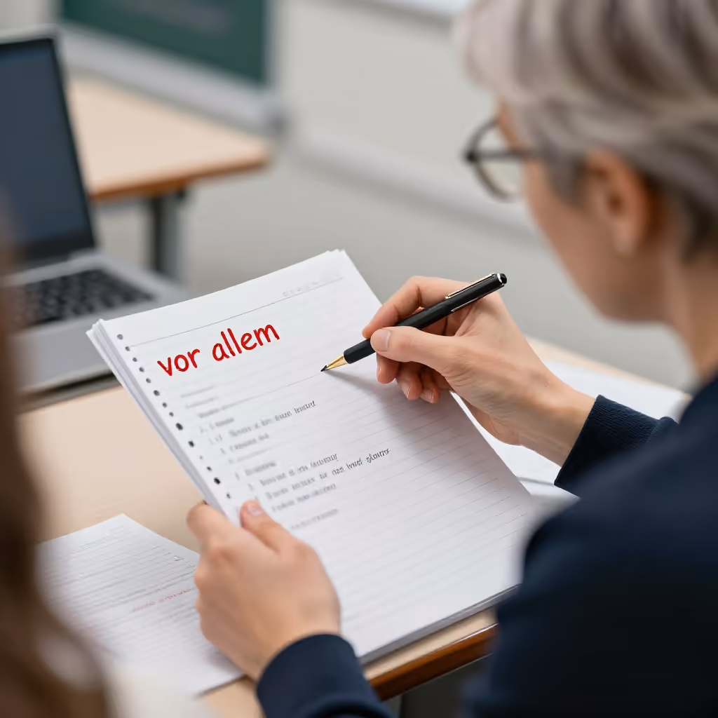 Visual example for vorallem: vorallem