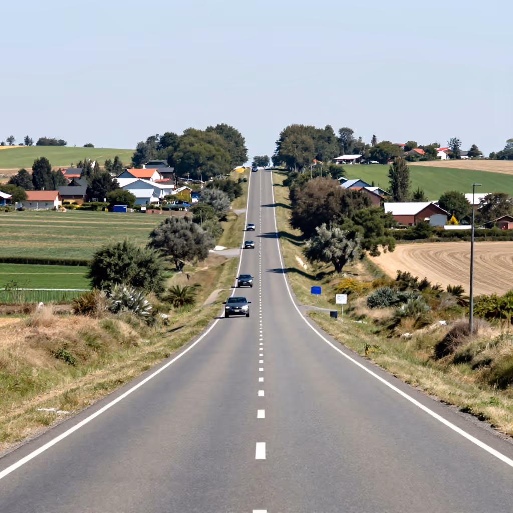 Visual example for Landstrasse: die Landstrasse