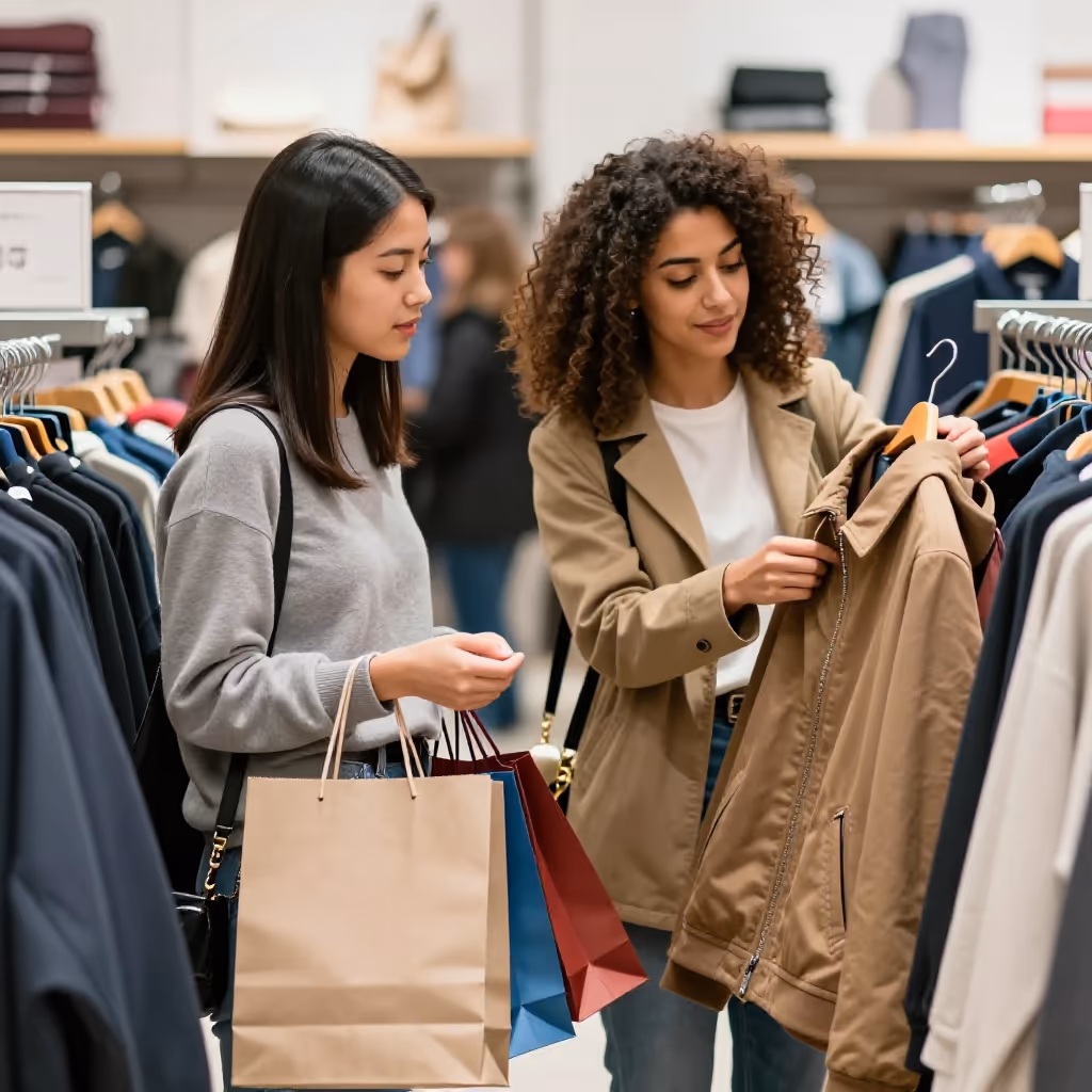 Visual example for Shopping: das Shopping