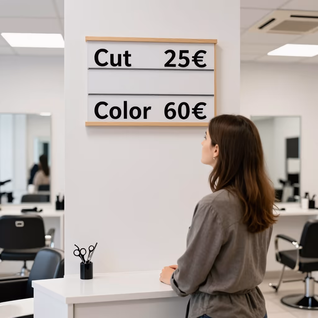 Visual example for Tarif: der Tarif