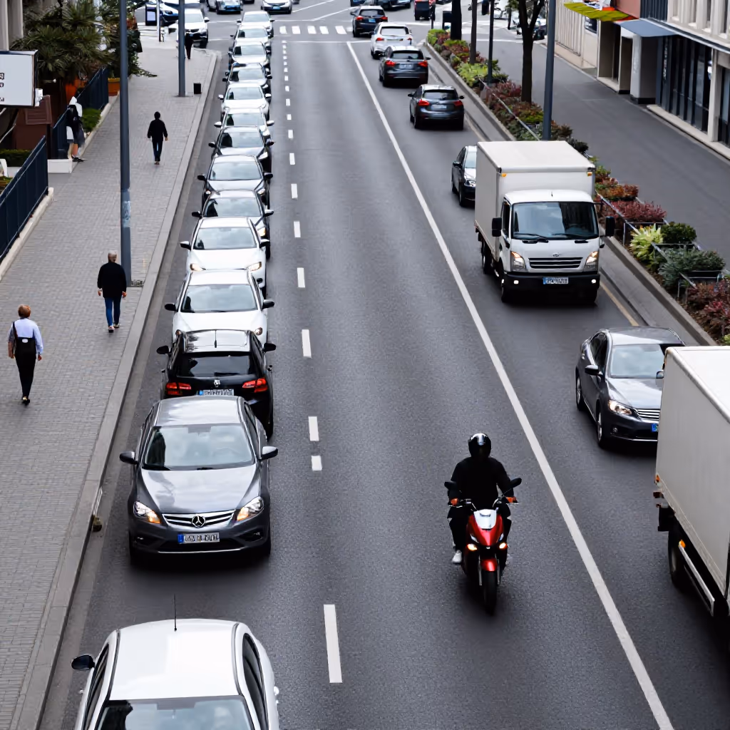 Visual example for Fahrbahn