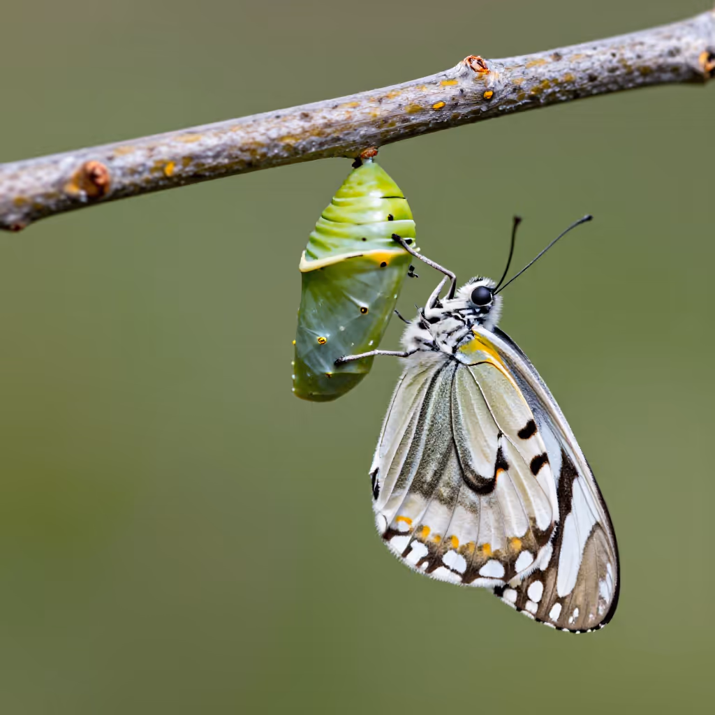 Visual example for umwandeln: sich umwandeln