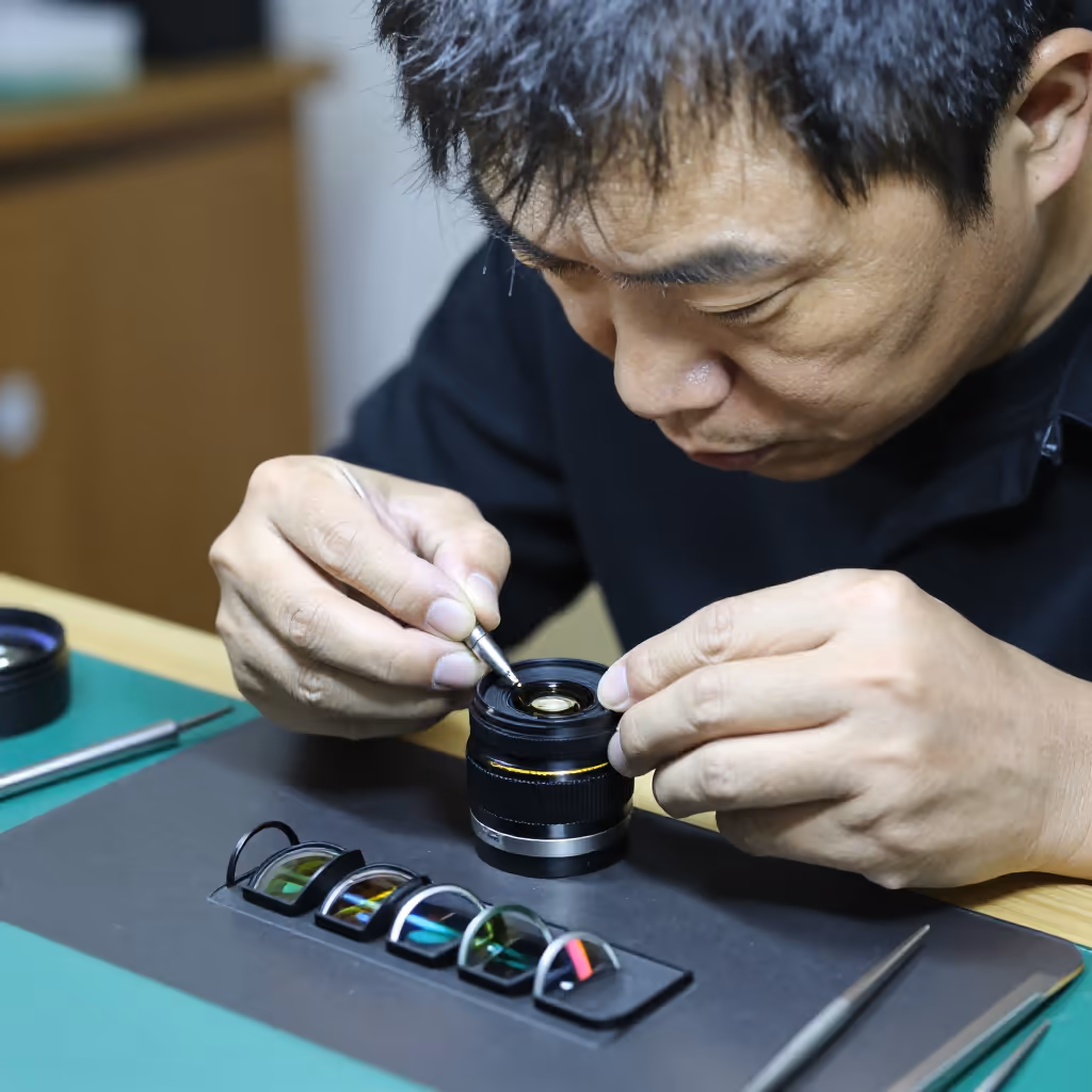 Visual example for Optik: die Optik