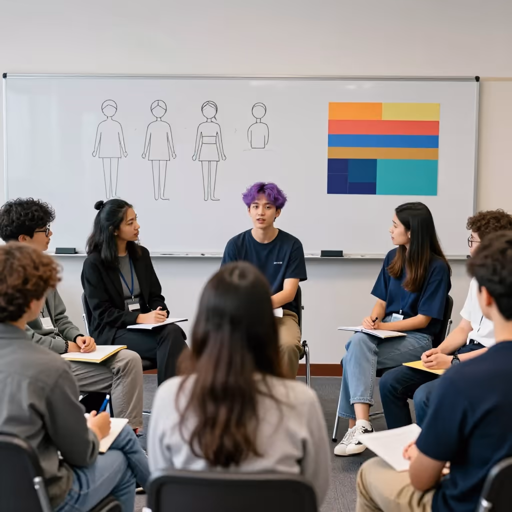 Visual example for Gender: das Gender
