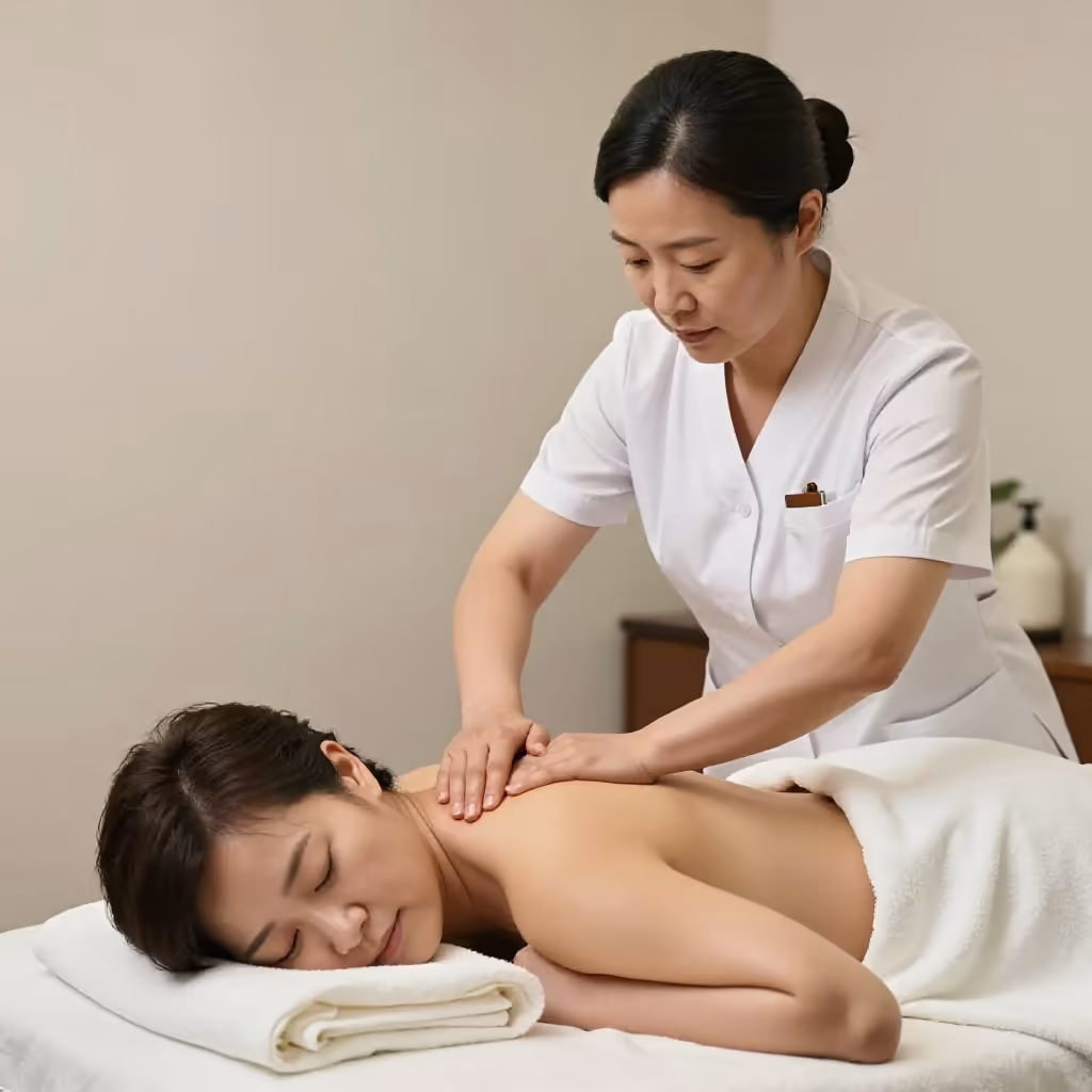 Visual example for Massage: die Massage