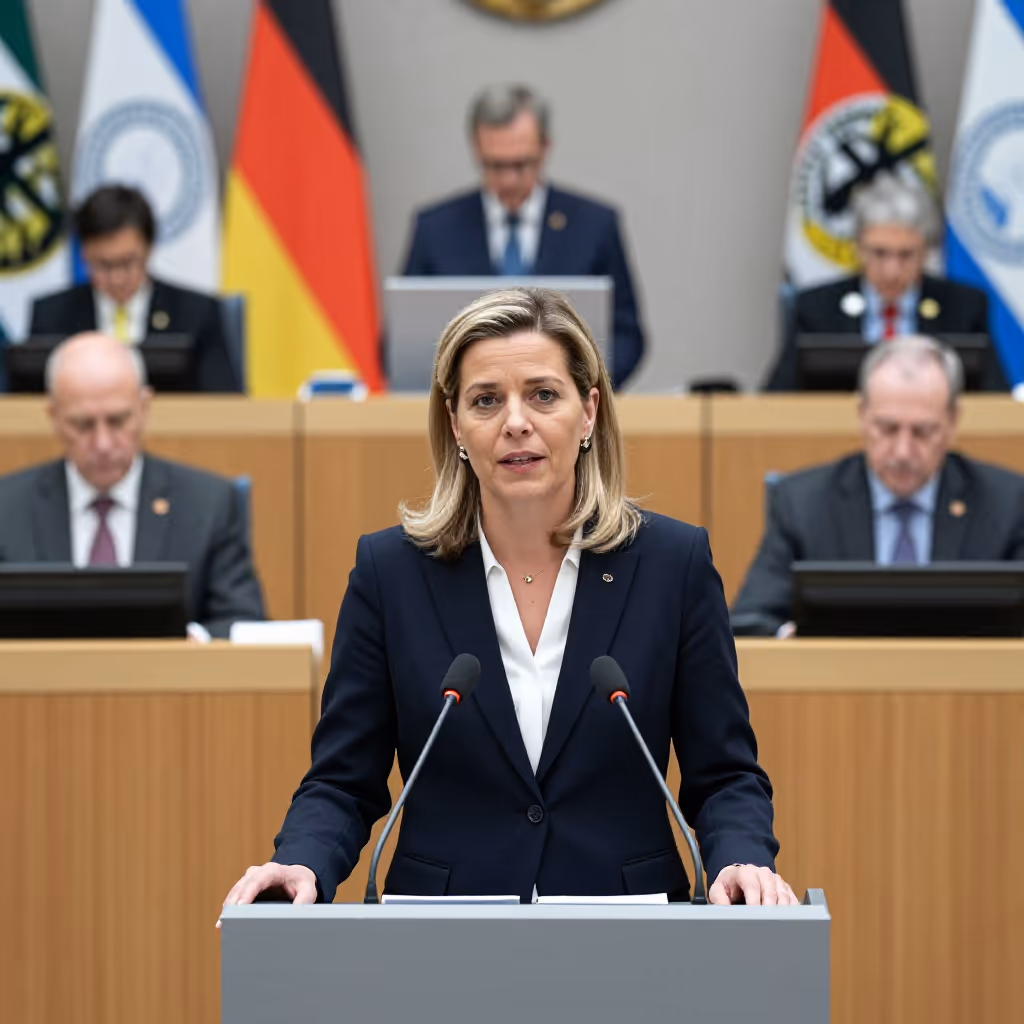 Visual example for Politikerin: die Politikerin